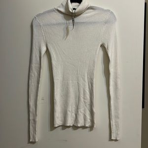 Express stretch white sweater. New with tags size extra small.
